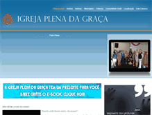 Tablet Screenshot of igrejaplenadagraca.com